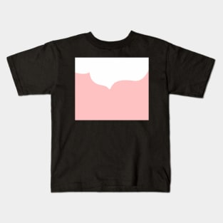 Abstract - pink and white. Kids T-Shirt